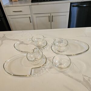 Vtg Hazel Atlas 1940's Parti-Ade 3 Sets And 1 Cup